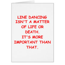 line dancing card