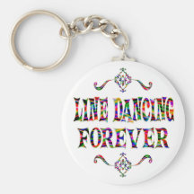 Line Dancing Forever Keychain