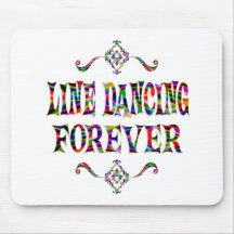 Line Dancing Forever Mouse Pads