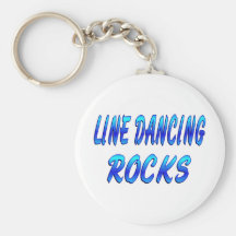 LINE DANCING ROCKS KEYCHAIN