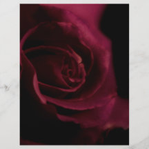 Lined Binder Paper Rose 8.5"x11" Fits Avery Custom Full Color Flyer