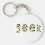 Linux Tux Geek Keychains