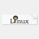 Linux with penguin bumper stickers