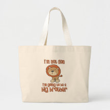 lion big brother canvas bags