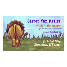 Lion Business Card