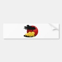 Lion Cub Pair on African Savanna Bumper Sticker