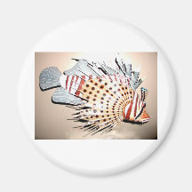 LION FISH REFRIGERATOR MAGNETS