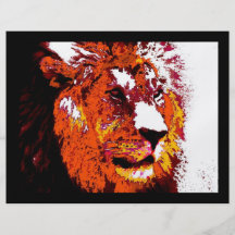 Lion Flyer Design
