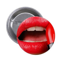 Lip Pinback Buttons