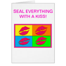 Lip Smack Note Cards