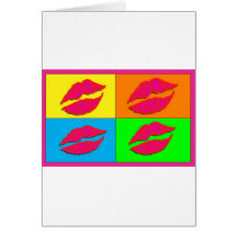 Lip Smack Series Greeting Card
