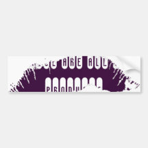 Lips Bumper Sticker