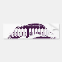 Lips Bumper Sticker