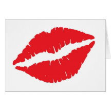 Lips Greeting Card