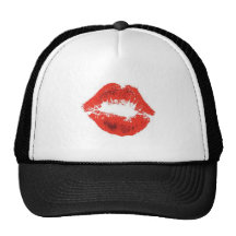 lips trucker hat