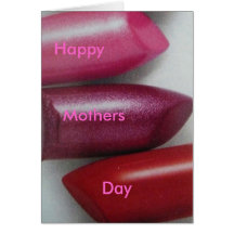 Lipstick First Greeting Cards