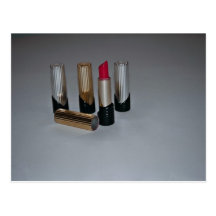 Lipstick for makeup post cards