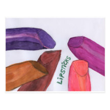 Lipsticks Post Cards