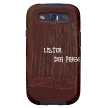 LISTEN GALAXY S3 CASE