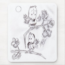 Little Birds Mouse Pad