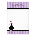 Little Black Dress Custom Stationery