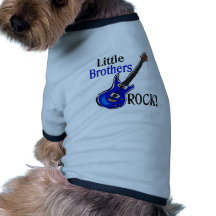 Little Brothers Rock! Dog Tee