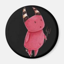 Little devils - Devils dance art Fridge Magnets