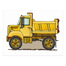 Little Dump Truck Post Card