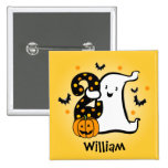 Little Ghost 2nd Birthday Pins