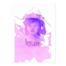 LITTLE GIRL WITH A HAT POST CARDS