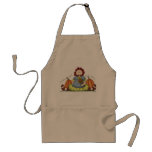 Little Girl with Pumpkins Apron