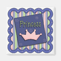 Little Girls Princess Magnet