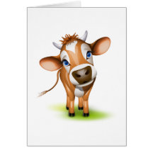 Little jersey cow cards