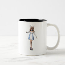 Little Kitty Girl Mug