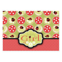 Little Lady Reminder Card Business Card Template