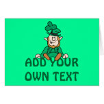 Little Leprechaun - Add Your Own Text Card