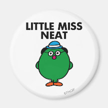 Little Miss Neat Classic Fridge Magnets