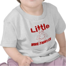 Little MMA Fighter Martial Arts Baby Tee Shirts