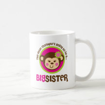 Little Monkey Going To Be A Big Sister Mugs