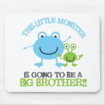 Little Monster Big Brother T-shirt Mouse Mat