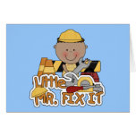 Little Mr. Fix It Construction Tshirts and Gifts Card