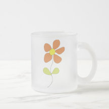 Little Orange Flower Mug