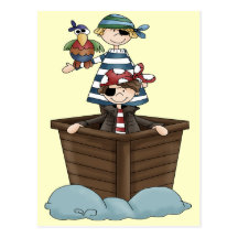 Little Pirates Post Cards