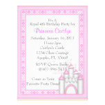 Little Princess Castle Custom Invitations
