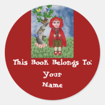 Little Red, Book Plate Stickers