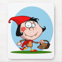 little red mouse pad