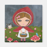 Little Red Riding Hood Refrigerator Magnet