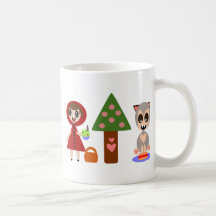 Little Red Riding Hoods Picnic Coffee Mug