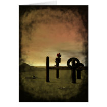 Little Red Robot Card cards