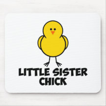 Little Sister Chick Mouse Pads